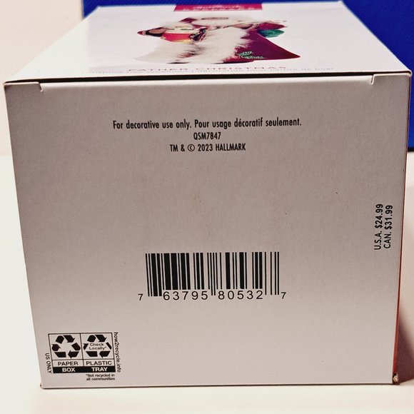 2023 FATHER CHRISTMAS - AFRICAN AMERICAN - HALLMARK ORNAMENT New - Picture 7 of 10